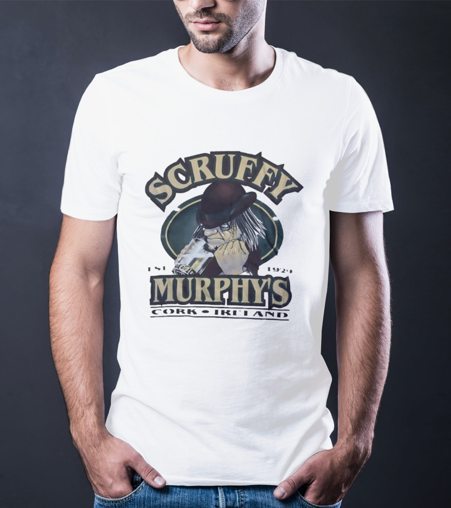 Scruffy Murphys Cork Ireland Est 1929 Irish Pub Vintage Character With Beer T-Shirt
