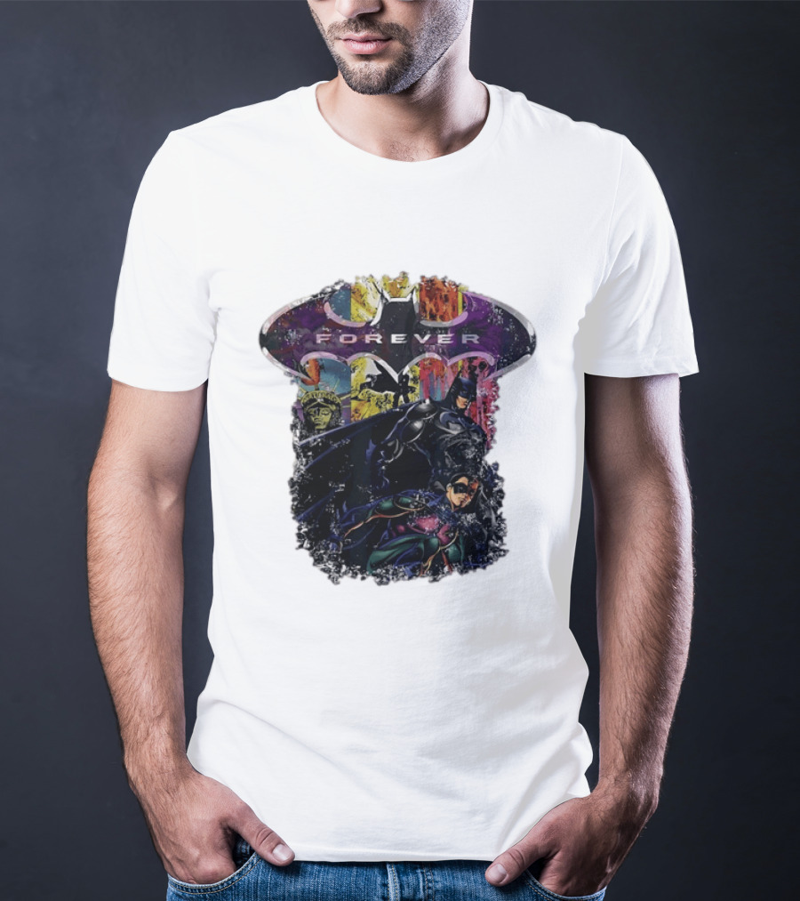 Batman Forever Gotham Robin DC Comics Superhero Action Adventure T-Shirt