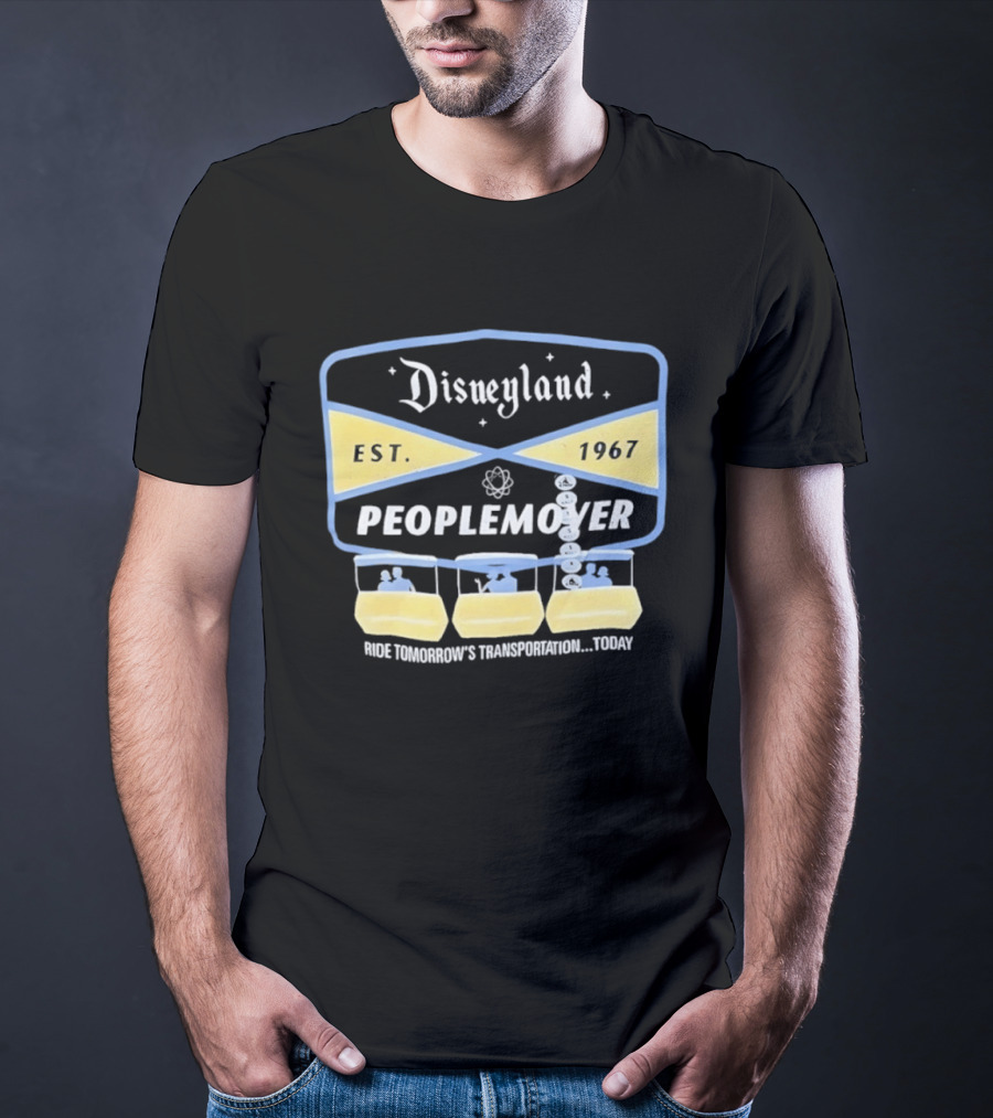 Disneyland PeopleMover EST 1967 Ride Tomorrow's Transportation Today T-Shirt