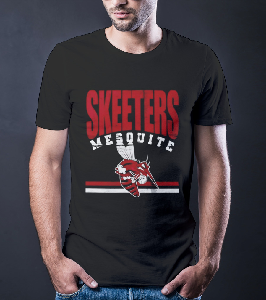 Mesquite Skeeters Distressed Baseball Texas T-Shirt