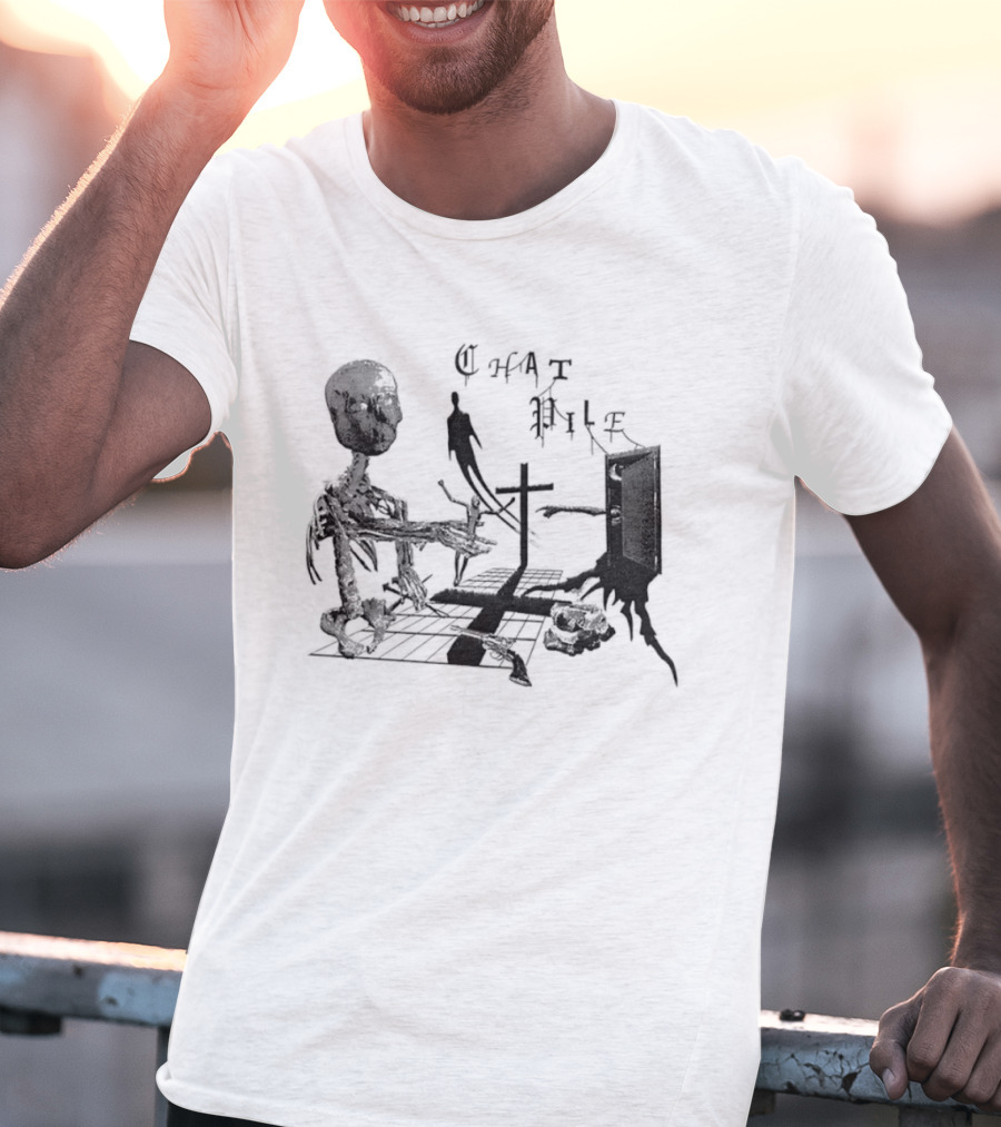 Chat Pile Band Noise Rock Sludge Metal Abstract T-Shirt