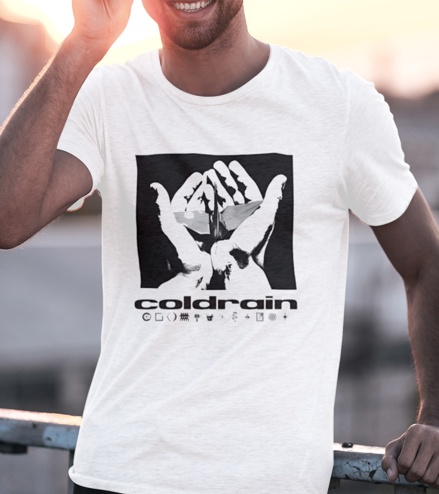 Coldrain Origami Hands Japanese Rock Band T-Shirt