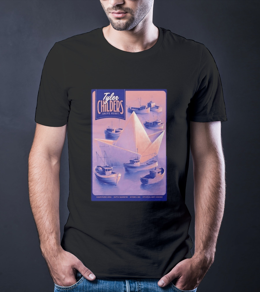 Tyler Childers Snipe Hunt Climate Pledge Arena Seattle Washington October 3 2026 With Special Guest Vermescal T-Shirt