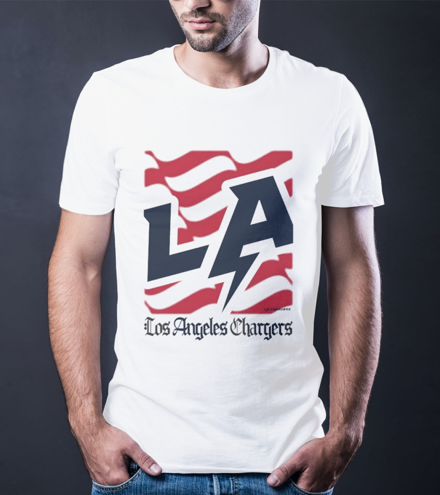 Los Angeles Chargers LA Football Bold Team Spirit T-Shirt