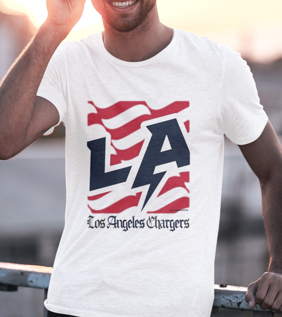 Los Angeles Chargers LA Football Bold Team Spirit T-Shirt