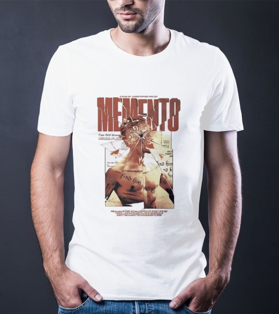 Memento Christopher Nolan Guy Pearce Crime Thriller T-Shirt