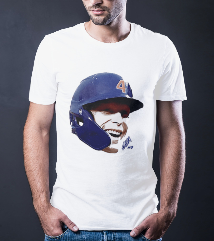 Pete Crow Armstrong Chicago Cubs Big Head Number 40 Baseball T-Shirt