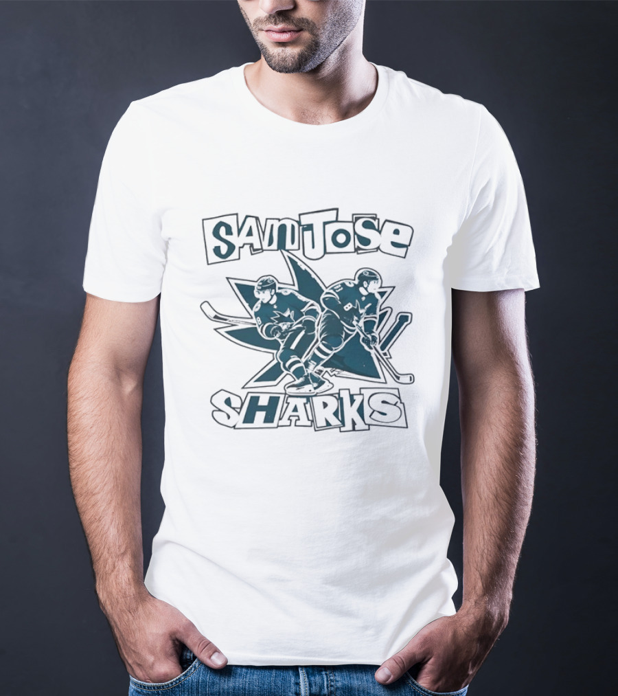 San Jose Sharks NHL Hockey Players Team T-Shirt