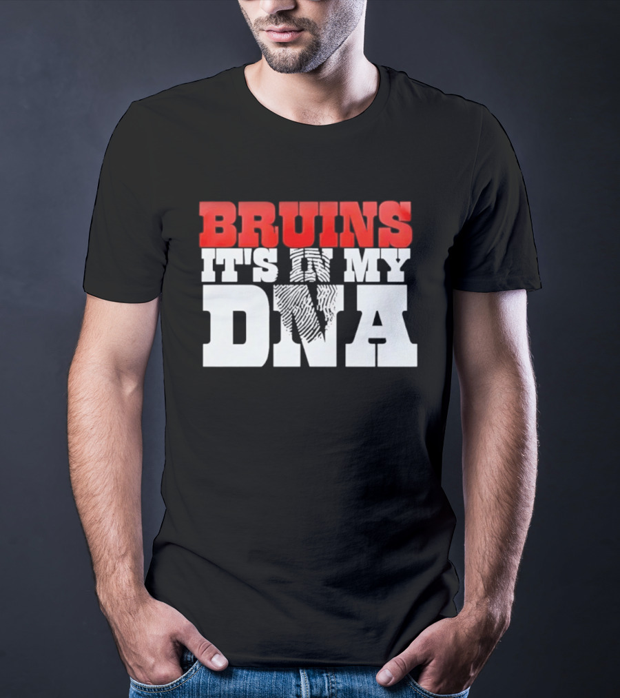 Bruins It's In My DNA NHL Hockey Fan Pride T-Shirt