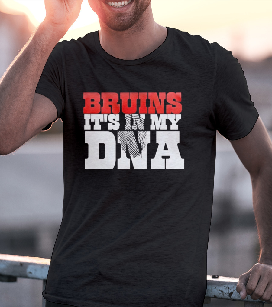 Bruins It's In My DNA NHL Hockey Fan Pride T-Shirt