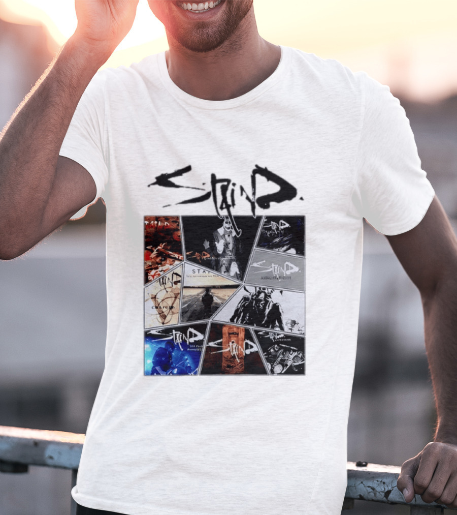 Staind Album Covers Collection Alternative Metal Band T-Shirt
