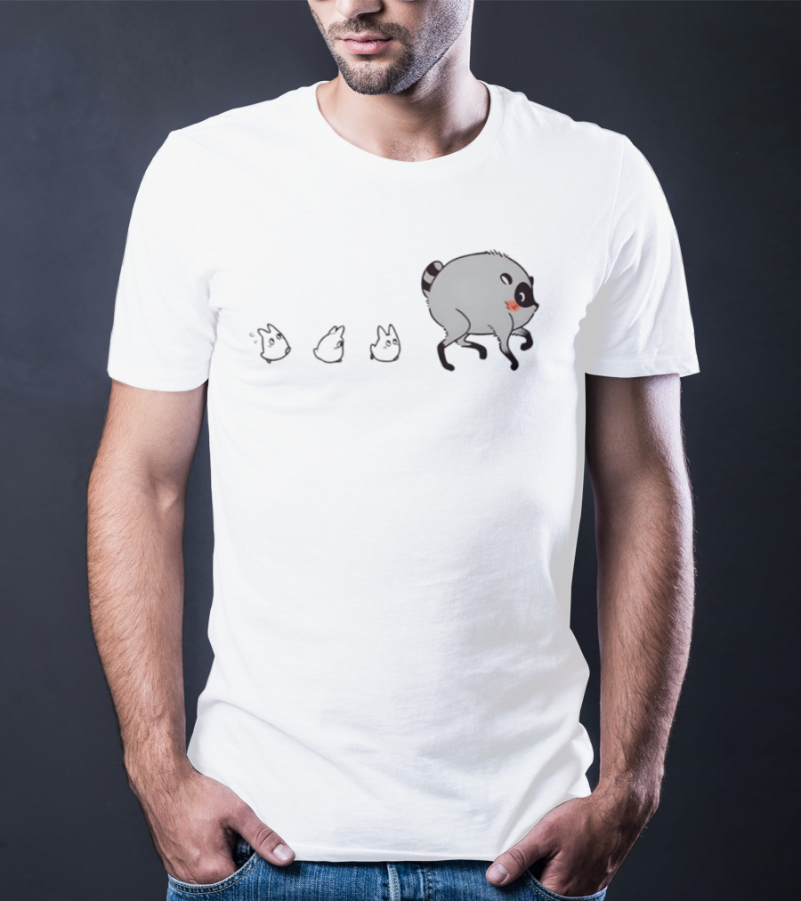 Stephanie Mai Jimothy Raccoon Little Spirits Figuren Raccoon T-Shirt