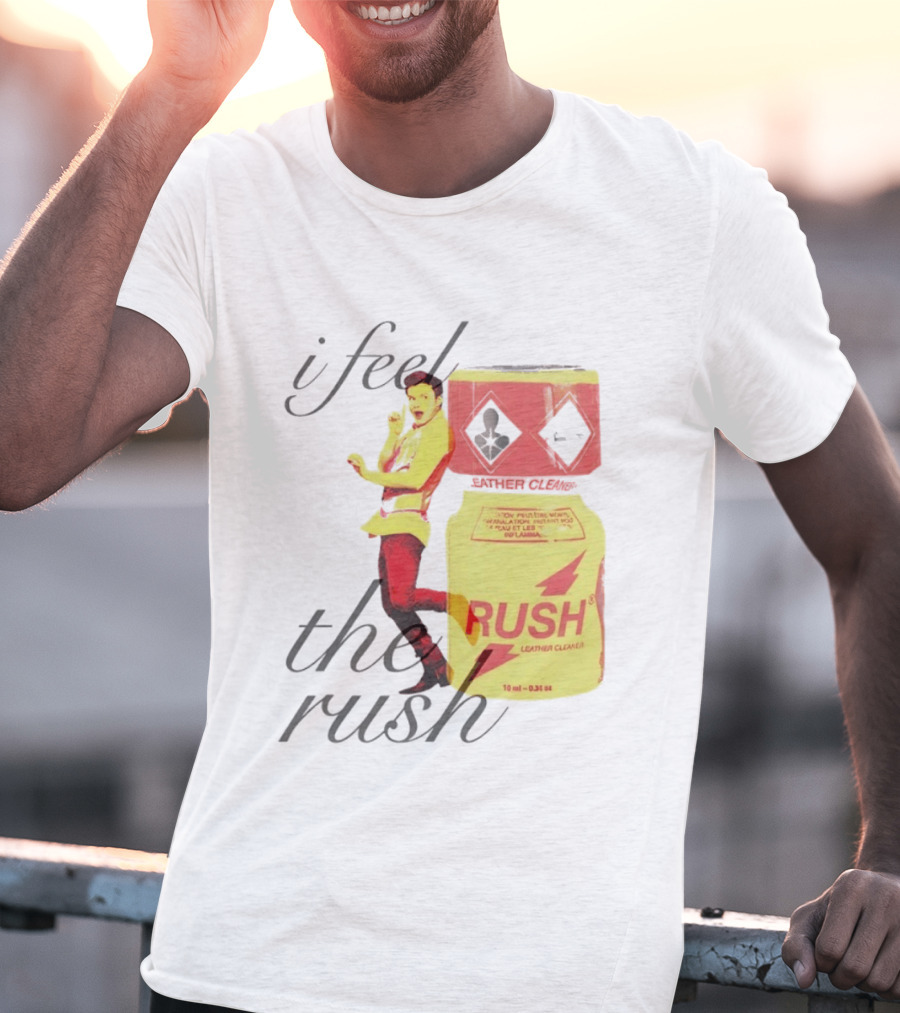 I Feel The Rush Leather Cleaner Chris Colfer T-Shirt