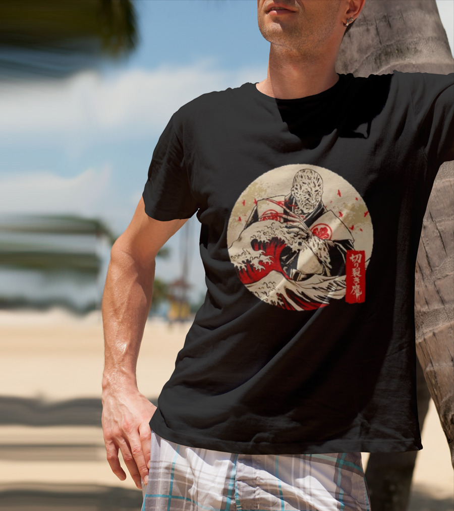 Freddy Krueger A Nightmare On Elm Street Japanese The Nightmare Samurai Ukiyo E T-Shirt