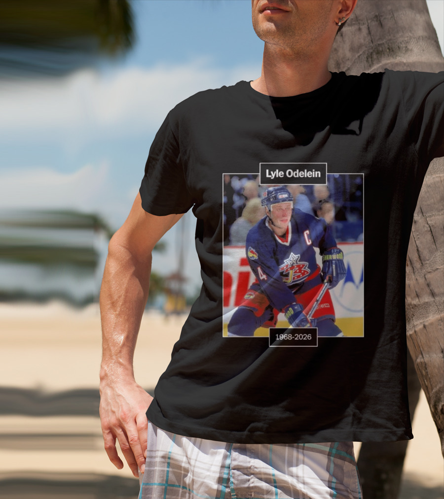Lyle Odelein Hockey Player 1968 2026 Memorial T-Shirt