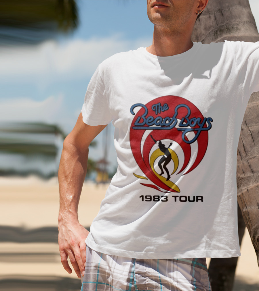 The Beach Boys 1983 Tour Vintage Surf Iconic Music Event T-Shirt