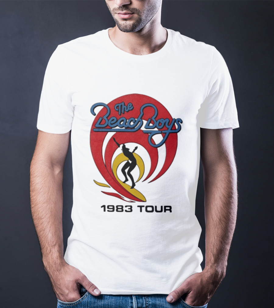The Beach Boys 1983 Tour Vintage Surf Iconic Music Event T-Shirt