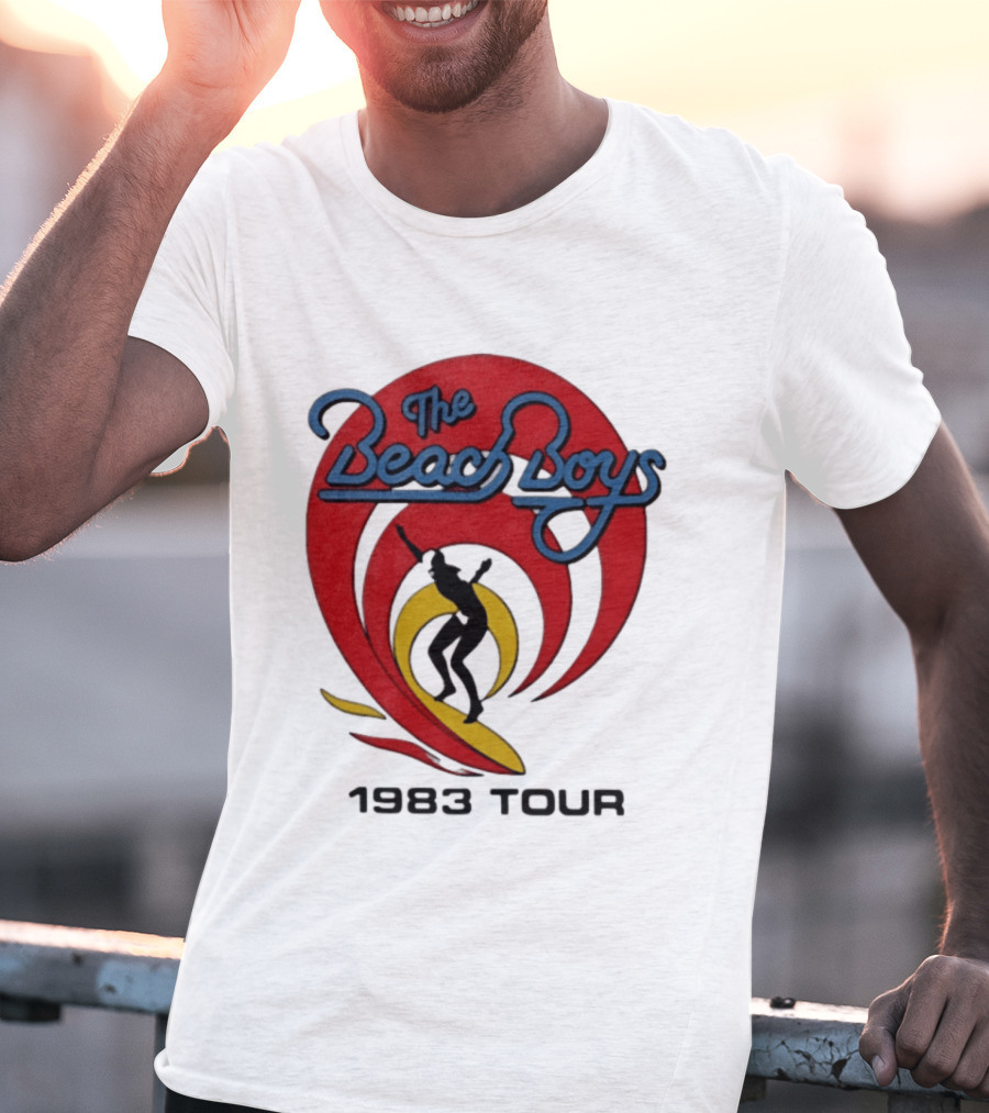 The Beach Boys 1983 Tour Vintage Surf Iconic Music Event T-Shirt