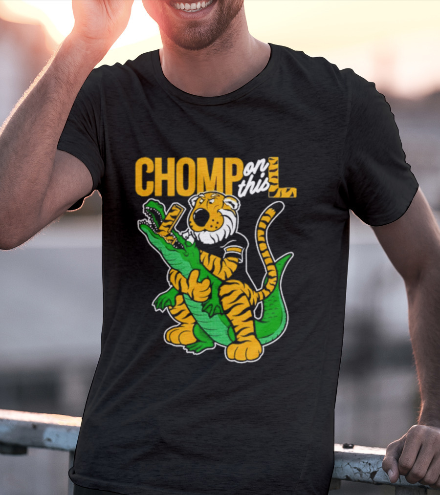 Chomp On This L Mizzou Tigers Beat Gators T-Shirt