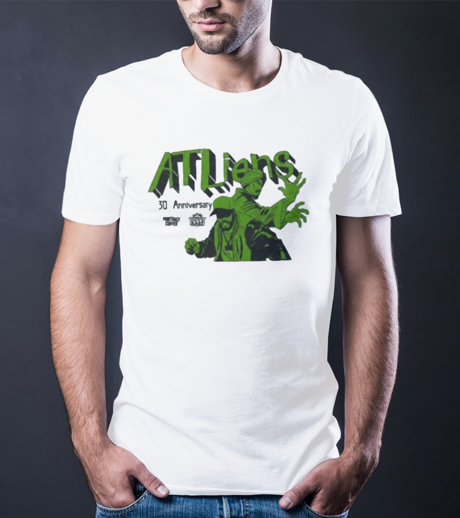 Outkast ATLiens 30th Anniversary Portaely Coffee Hip Hop Legends 90s Rap T-Shirt