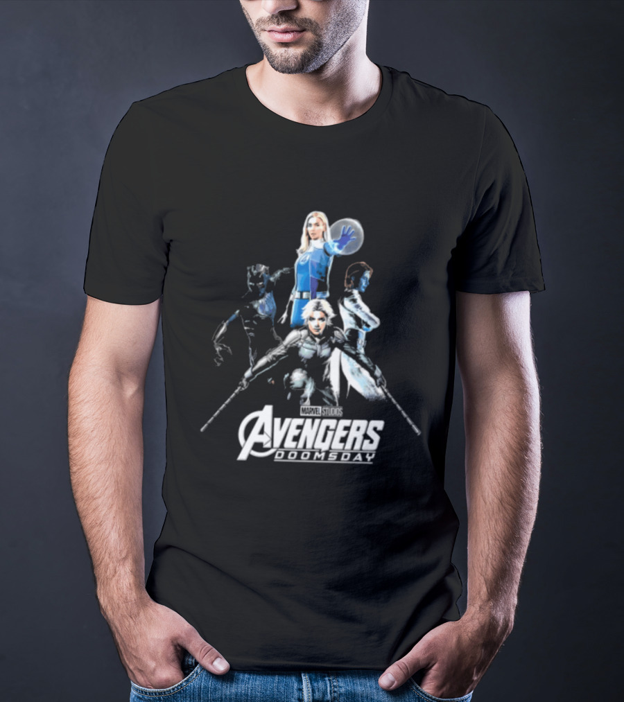 Marvel Avengers Age Of Ultron Heroes Cinematic Gathering T-Shirt