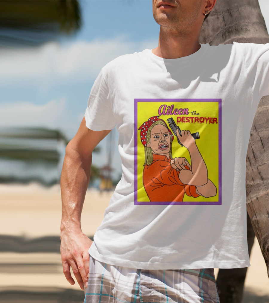 Aileen The Destroyer Halloween Horror Rosie Riveter T-Shirt