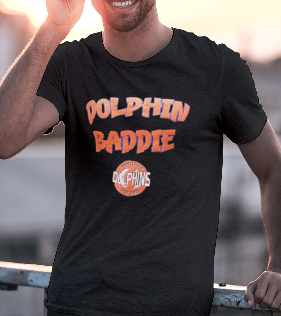 Miami Dolphins Dolphin Baddie Whitney Young T-Shirt