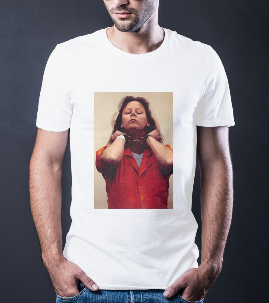 Aileen Wuornos True Crime Iconic Orange Jumpsuit Political T-Shirt