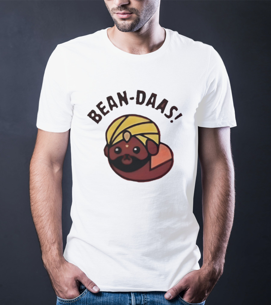 Bean Daas Turbaned Character With Mustache And Beard T-Shirt