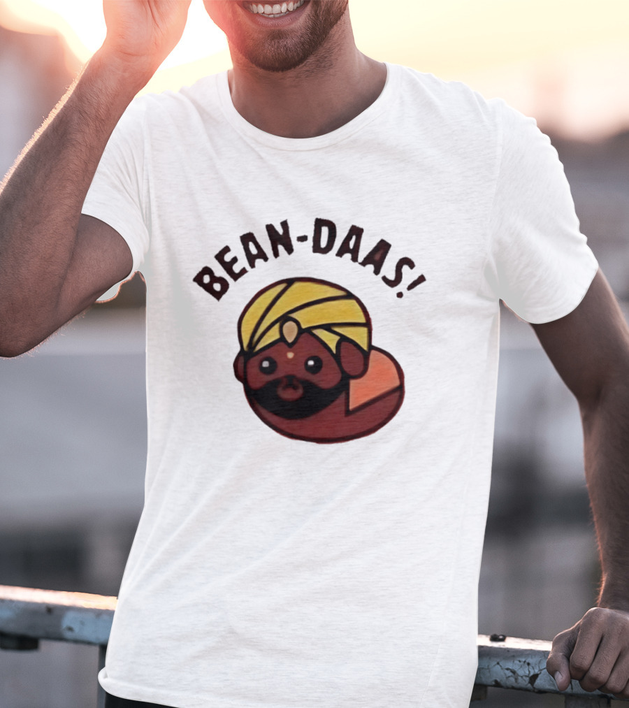 Bean Daas Turbaned Character With Mustache And Beard T-Shirt