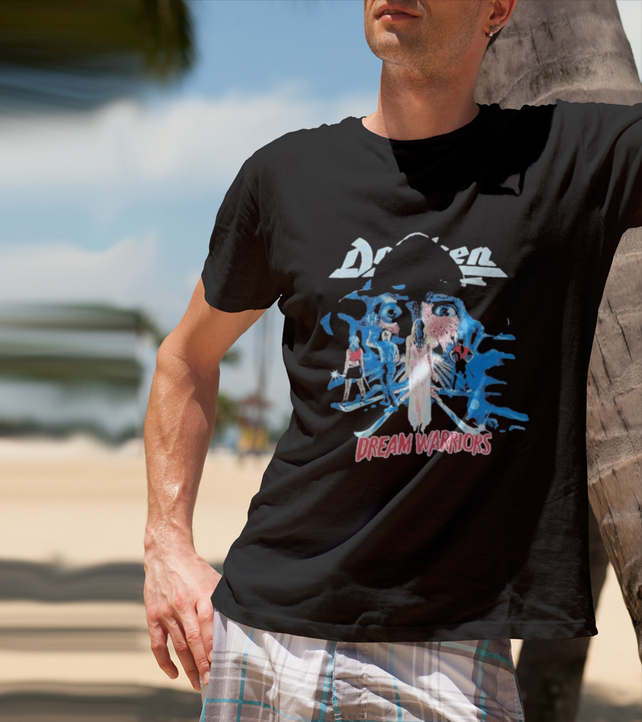 Dokken Dream Warriors A Nightmare On Elm Street Horror Music Collaboration T-Shirt