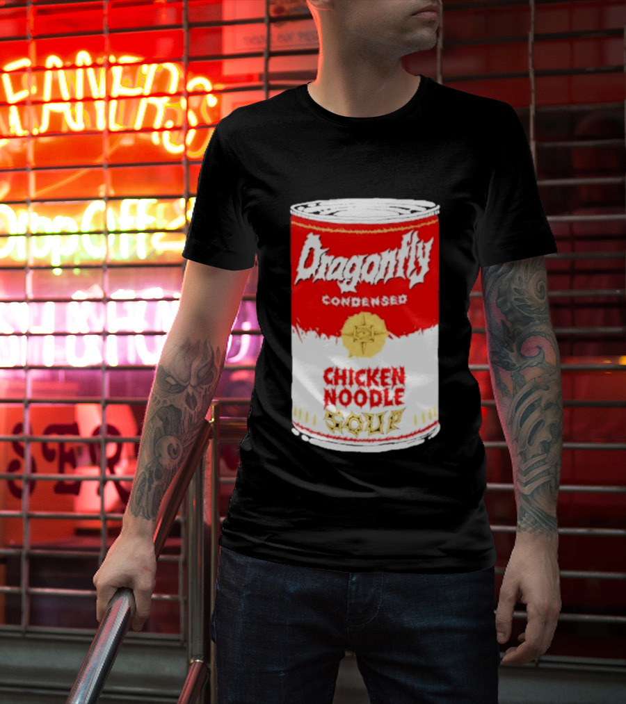 Dragonfly Condensed Chicken Noodle Soup T-Shirt