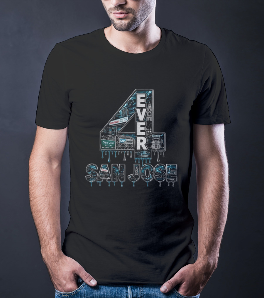 4 Ever San Jose SAP Center US 101 City Limit T-Shirt