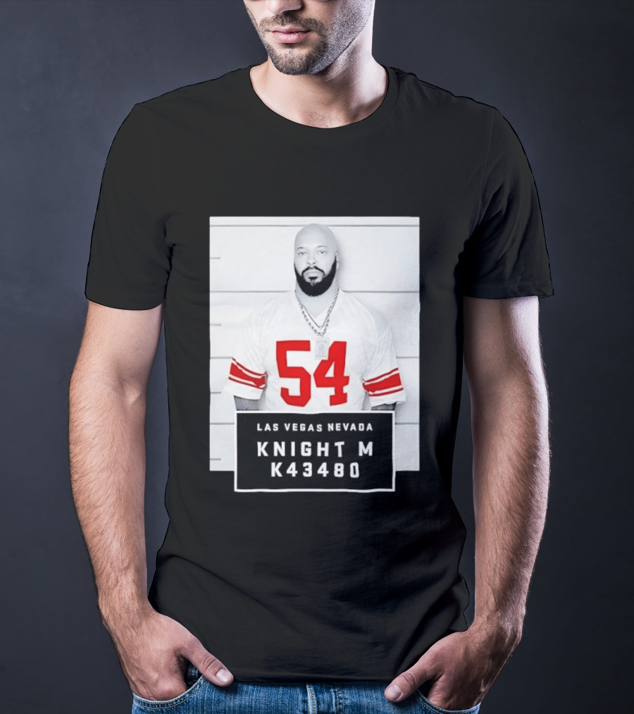 Las Vegas Nevada Shot 54 Knight M K43480 Death Row Records T-Shirt