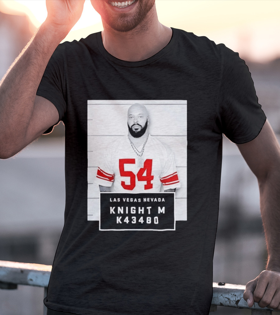 Las Vegas Nevada Shot 54 Knight M K43480 Death Row Records T-Shirt