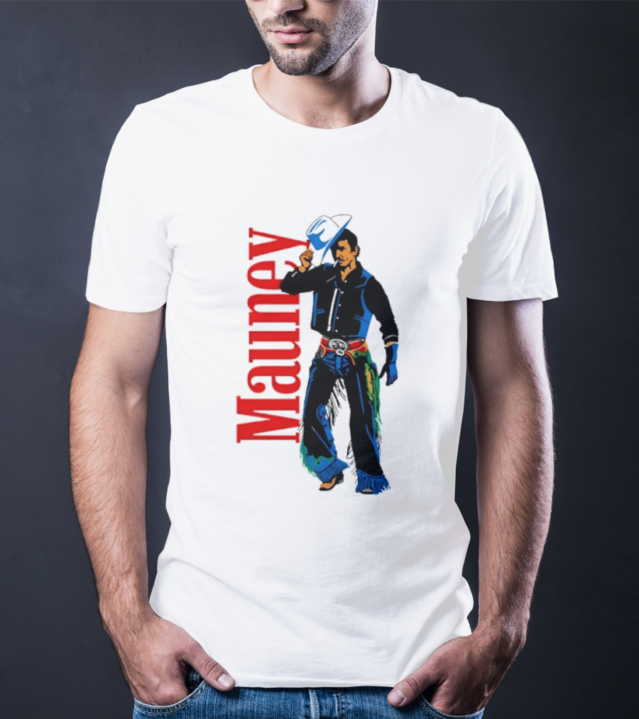 JB Mauney Bull Rider Cowboy Style Western T-Shirt
