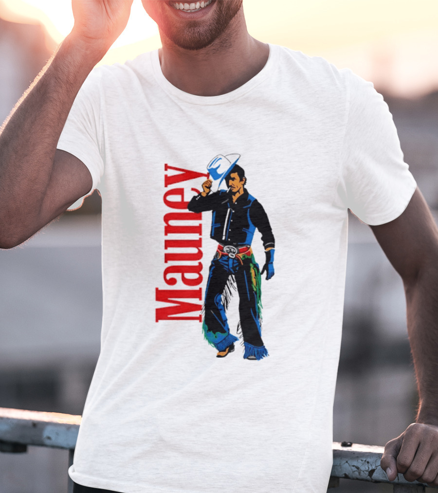 JB Mauney Bull Rider Cowboy Style Western T-Shirt