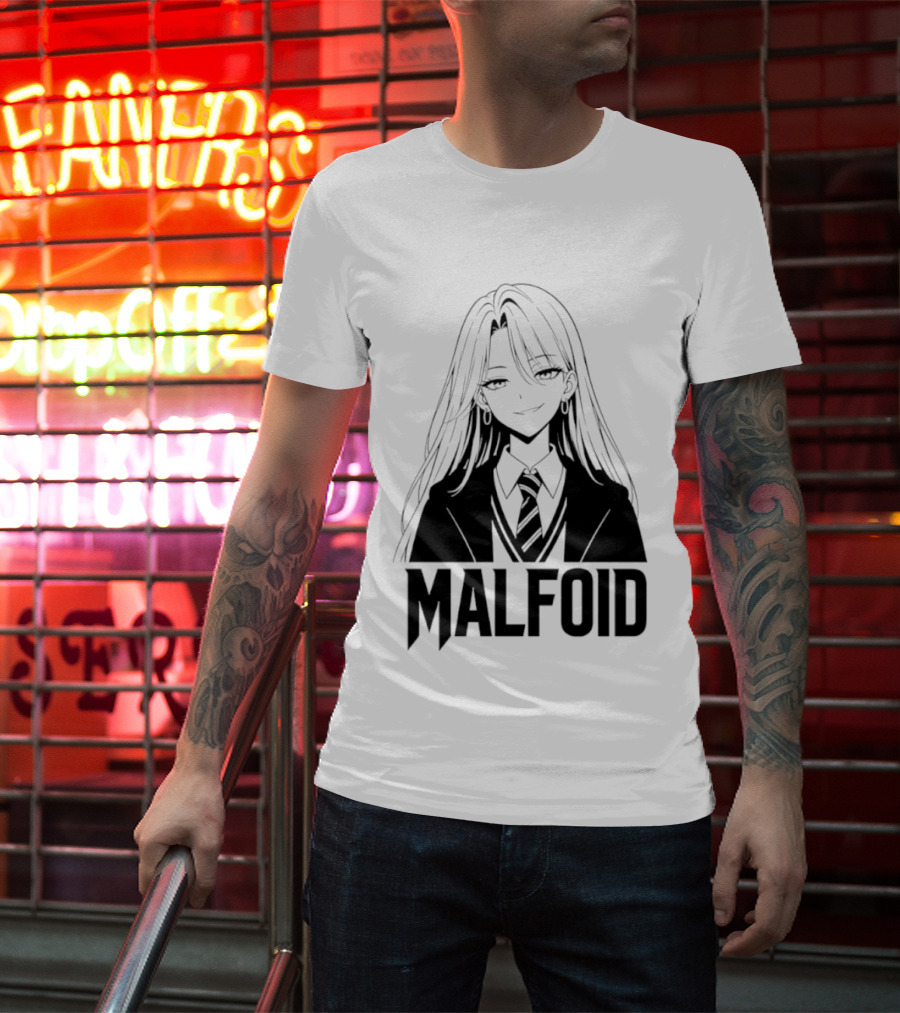 Malfoid Anime Wizard School Manga T-Shirt
