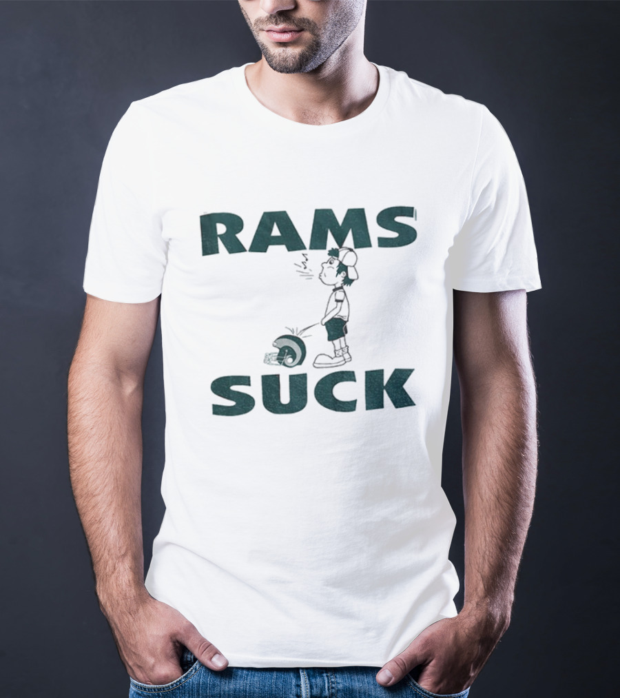 Eagles Beat Rams Peeing On Helmet Rams Suck T-Shirt