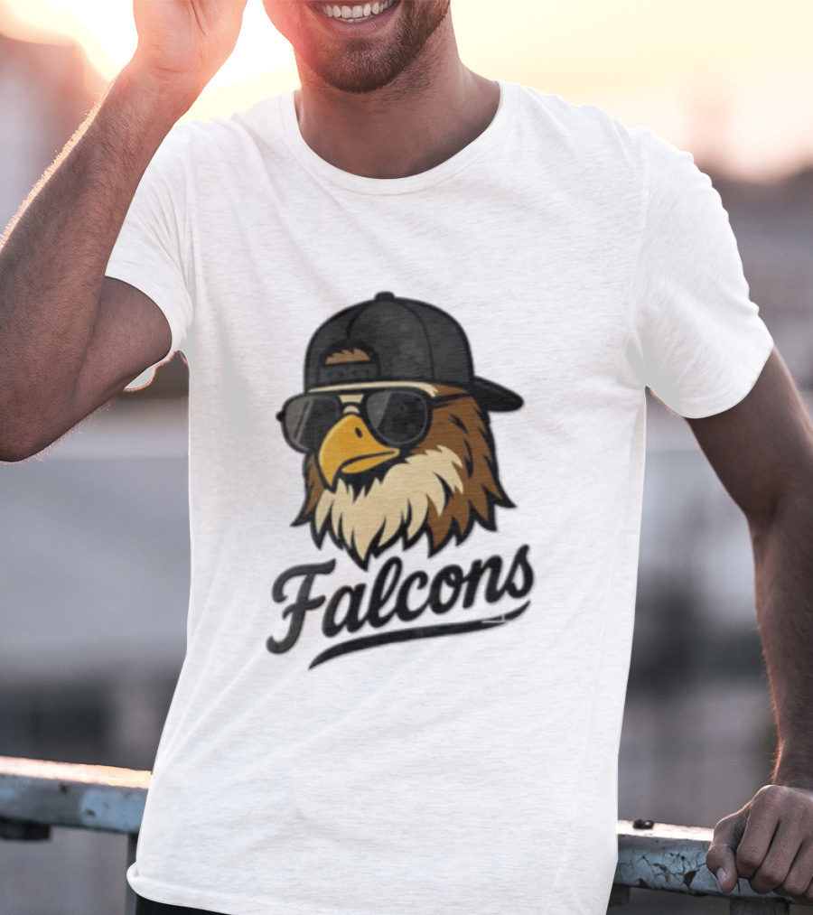 Falcons Eagle Sunglasses Baseball Cap T-Shirt