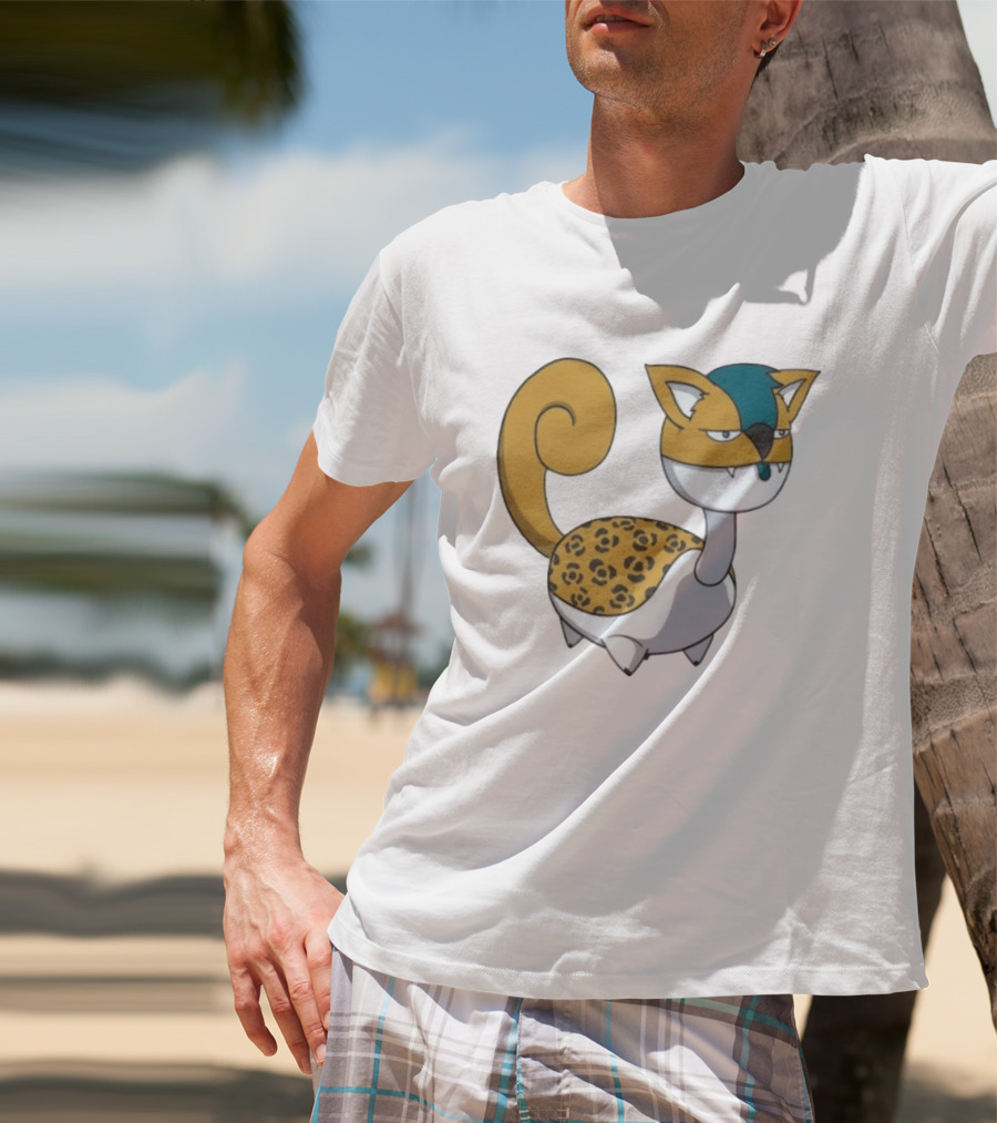 Jacksonville Jaguars Pokemon Fusion Cartoon T-Shirt