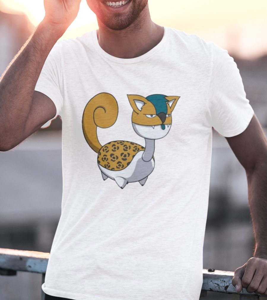 Jacksonville Jaguars Pokemon Fusion Cartoon T-Shirt