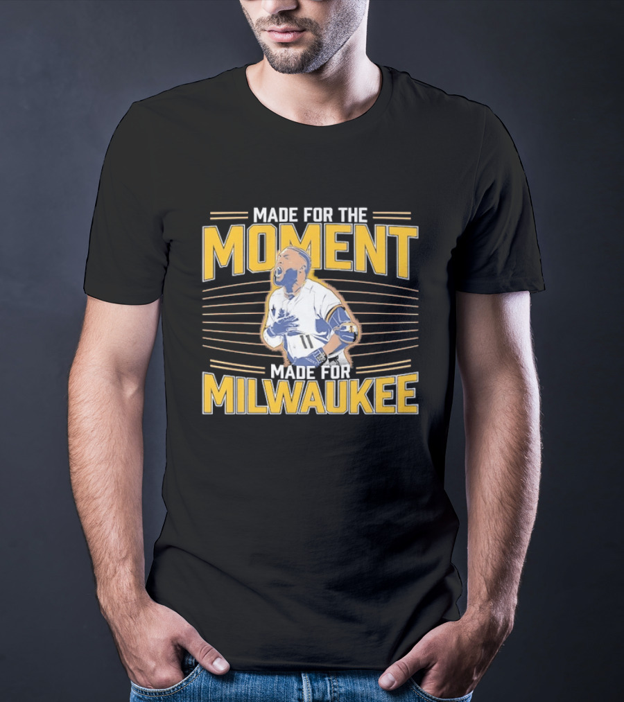 Jackson Chourio Made For The Moment Milwaukee Brewers MLB Made For Milwaukee T-Shirt