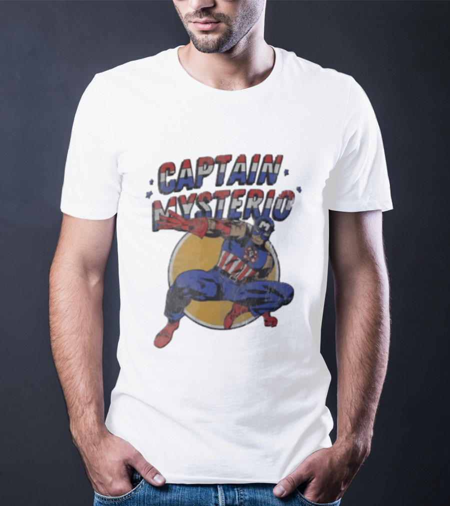 Captain Mysterio America Costume Wrestling Hero T-Shirt