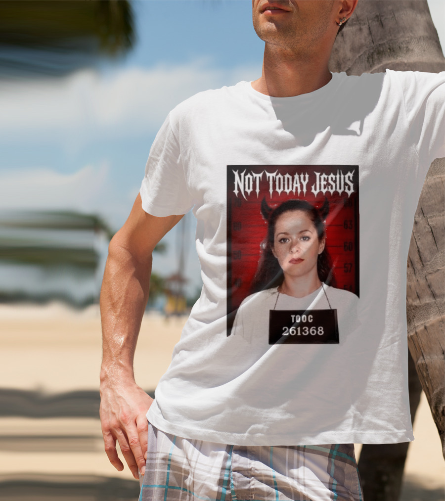 Not Today Jesus Devil Shot TOOC 261368 T-Shirt