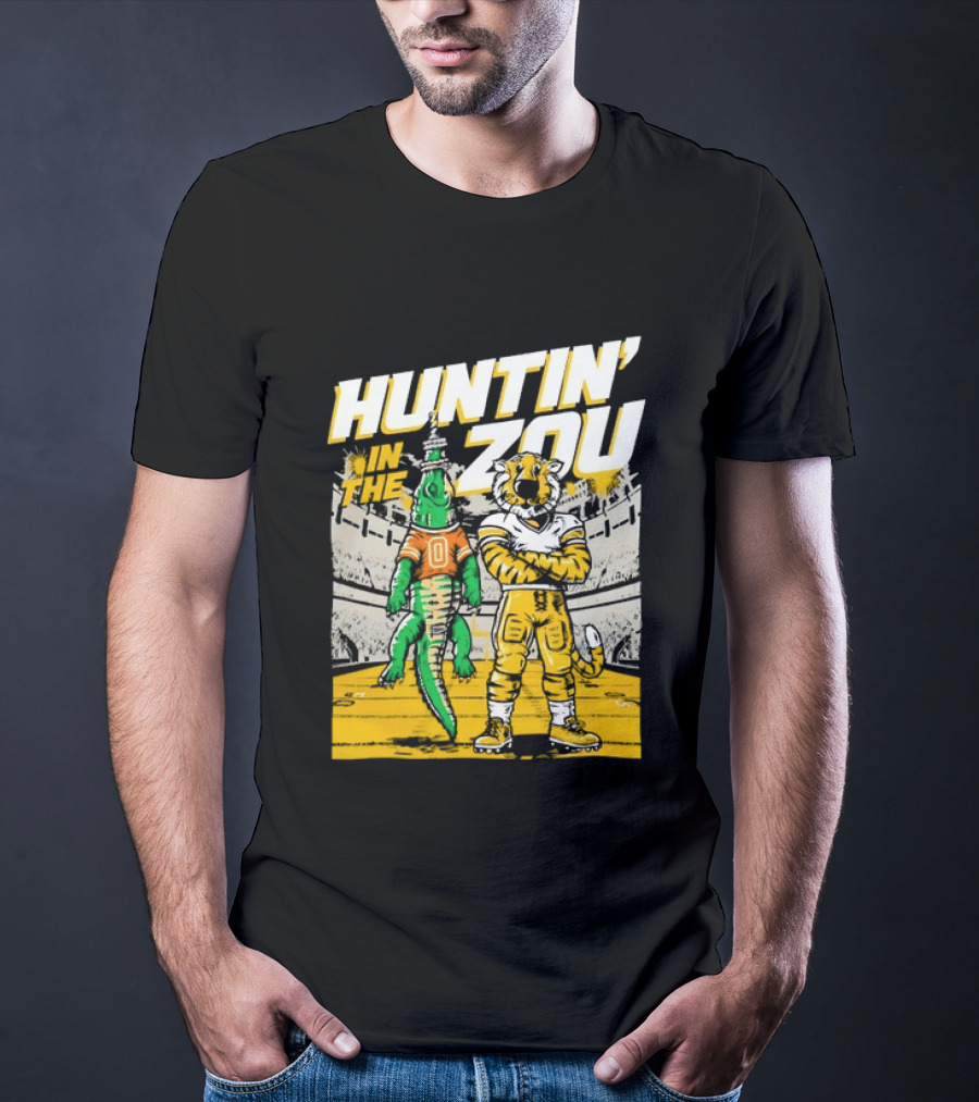 Huntin' In The Zou Missouri Tigers Stadium Rivalry T-Shirt