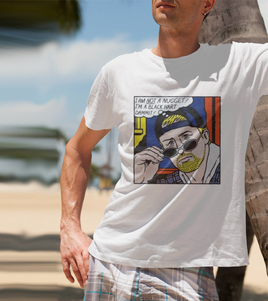 I Am Not A Nugget I'm A Black Hart Dammit Retro Comic T-Shirt