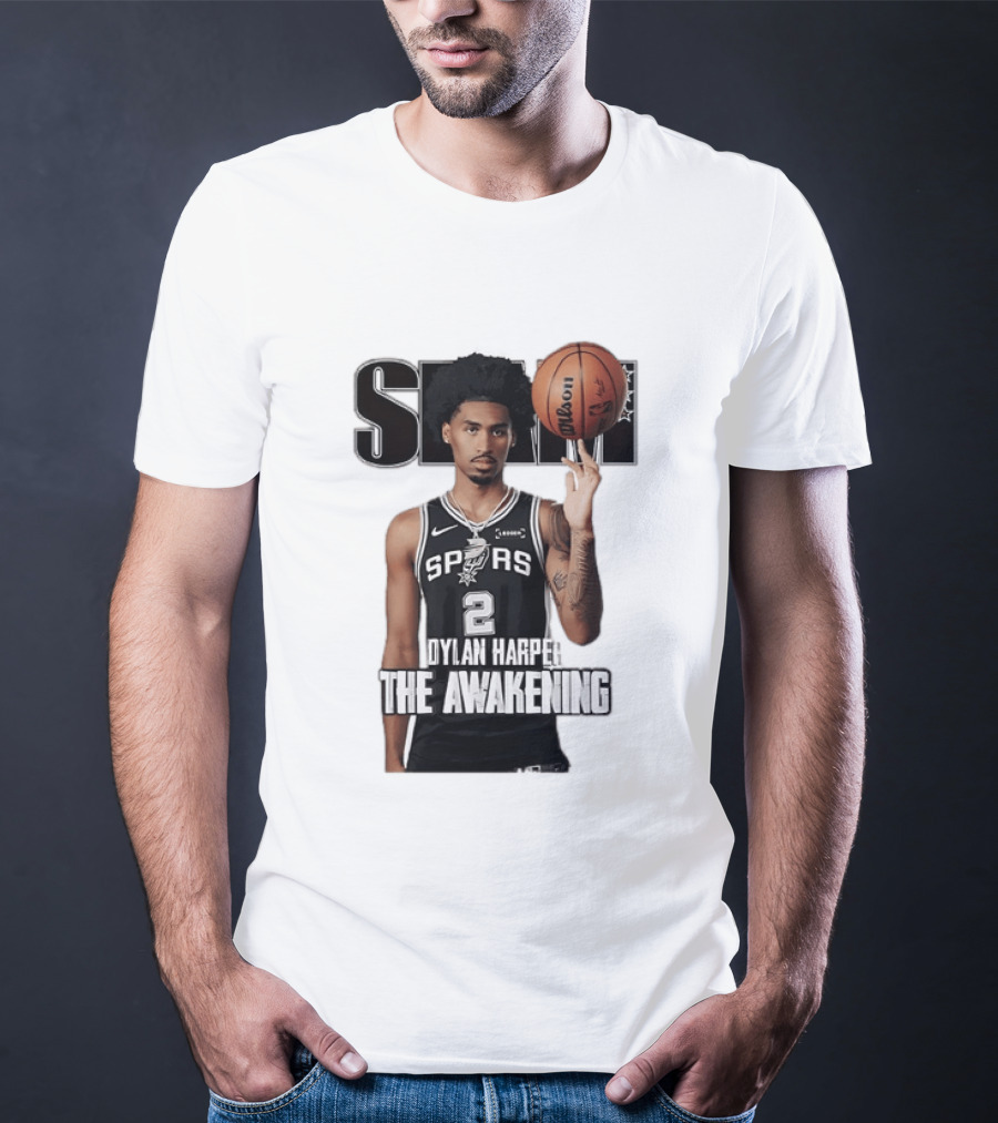 Dylan Harper 2 San Antonio Spurs The Awakening Slam NBA Basketball Cover T-Shirt