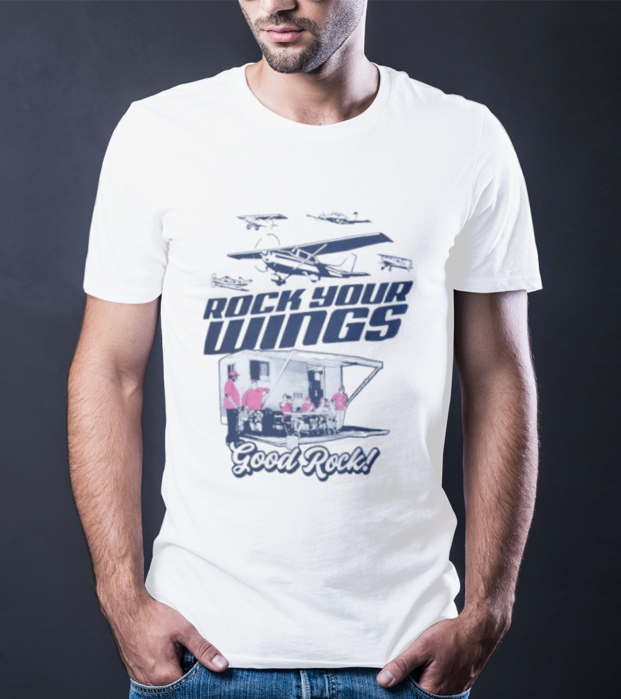EAA AirVenture 2026 Rock Your Wings Good Rock Airplane Gathering T-Shirt