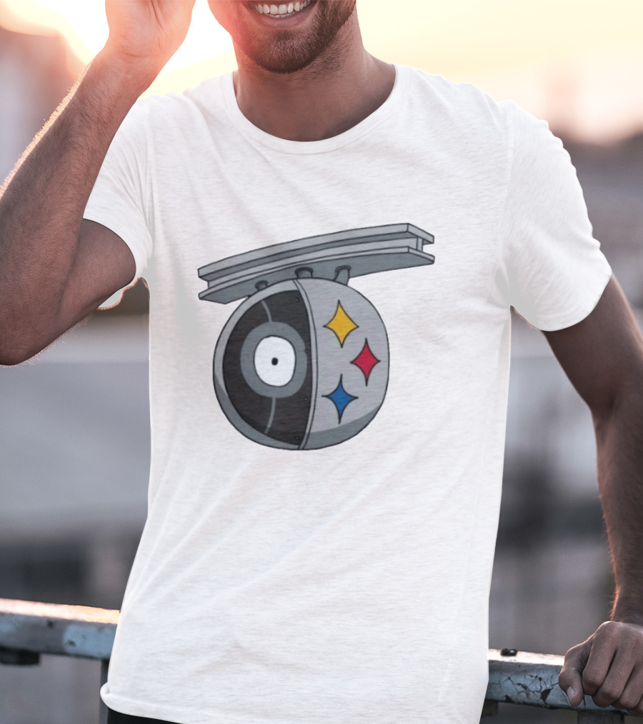 Pittsburgh Steelers Pokémon Sentret Steel Football Stadium Jumbotron T-Shirt